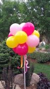 Pink Balloon Stars